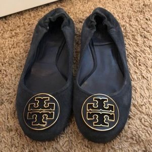 Tory Burch Minnie Suede Ballet Flats